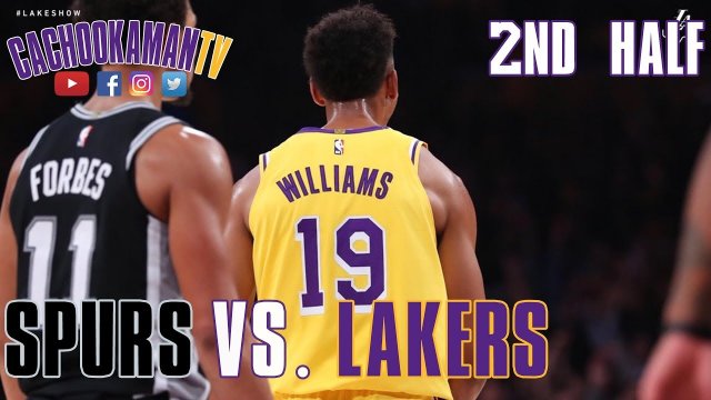 2nd Half Team Highlights - Spurs vs. Lakers - October 22, 2018