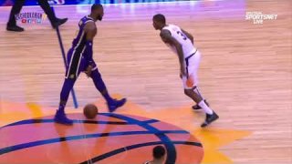 LeBron James Off The Backboard To Himself For Shot - Lakers vs. Suns - October 24, 2018