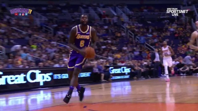 Lance Stephenson Off The Backboard To Lonzo Ball - Lakers vs. Suns - October 24, 2018