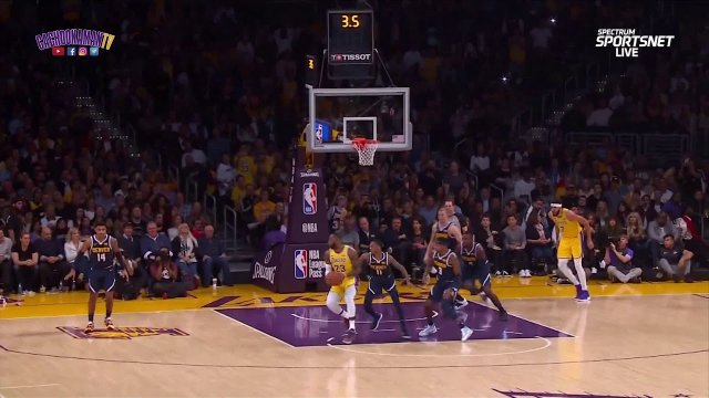 Kyle Kuzma Buzzer Beating Three Pointer - Nuggets vs. Lakers - October 25, 2018