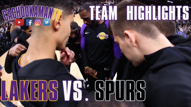 Team Highlights - Lakers vs. Spurs - October 27, 2018