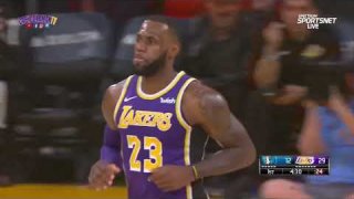 LeBron James Bullet Pass To Lonzo Ball - Mavericks vs. Lakers - October 31, 2018