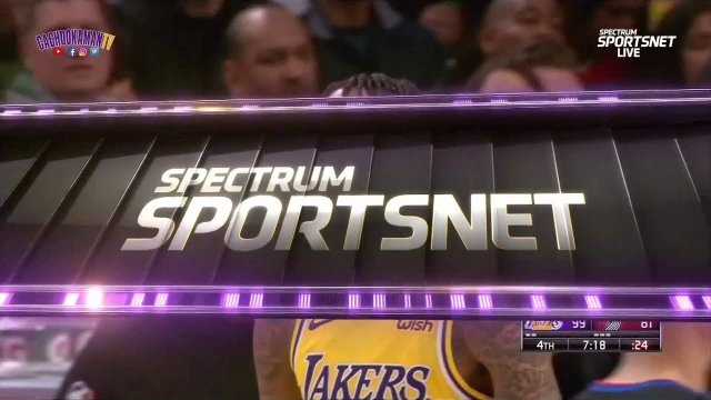Brandon Ingram Driving Dunk Over Jusuf Nurkic - Lakers vs. Trail Blazers - November 3, 2018