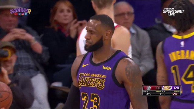 LeBron James Becomes 5th Overall NBA Scorer - Trail Blazers vs. Lakers - November 14, 2018.mp4