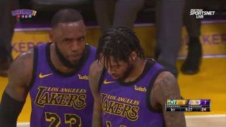 Brandon Ingram Driving And 1 Dunk - Jazz vs. Lakers - November 23, 2018