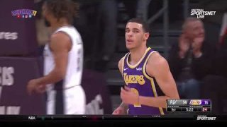 Lonzo Ball Driving Dunk - Spurs vs. Lakers - December 5, 2018