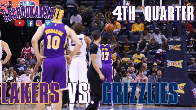 4th Quarter Team Highlights - Lakers vs. Grizzlies - December 8, 2018