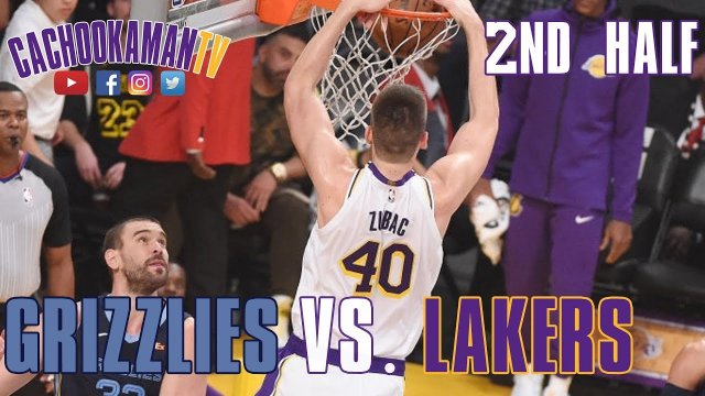 2nd Half Team Highlights - Grizzlies vs. Lakers - December 23, 2018