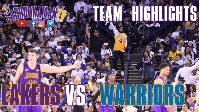 Team Highlights - Lakers vs. Warriors - December 25, 2018
