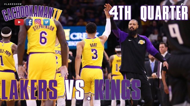 4th Quarter Team Highlights - Lakers vs. Kings - December 27, 2018