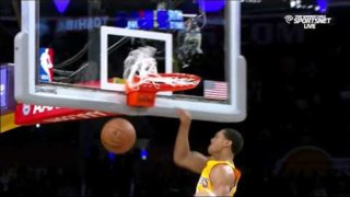 January 27, 2015 - Wizards vs. Lakers - Jordan Clarkson Driving Dunk