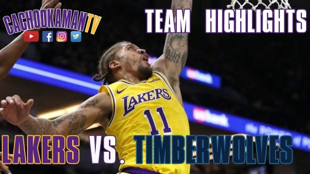Team Highlights - Lakers vs. Timberwolves - January 6, 2019