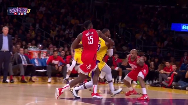 LeBron James Statue Of Liberty Dunk - Rockets vs. Lakers - February 21, 2019