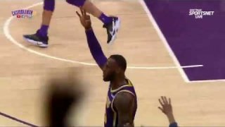 LeBron James One Footed Clutch Three Pointer - Pelicans vs. Lakers - February 27, 2019