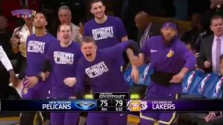 Kyle Kuzma And LeBron James Dunkfest - Pelicans vs. Lakers - February 27, 2019