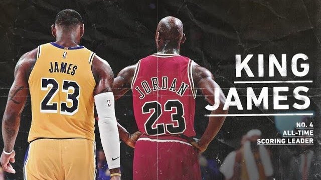 LeBron James Passes Michael Jordan For 4th In NBA Scoring - Nuggets vs. Lakers - March 6, 2019