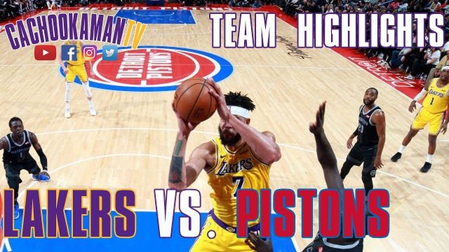 Team Highlights - Lakers vs. Pistons - March 15, 2019