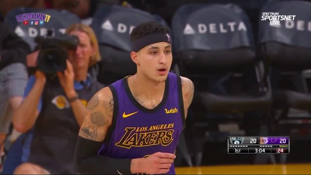 Kyle Kuzma Halfcourt Buzzer Beater - Nets vs. Lakers - March 22, 2019