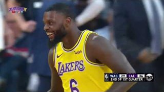 Lance Stephenson Destroys Jeff Green's Ankles - Wizards vs. Lakers - March 26, 2019