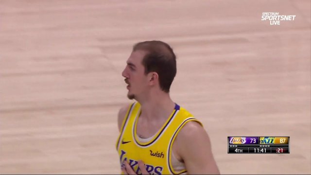 Scott Machado Alleyoop To Alex Caruso - Lakers vs. Jazz - March 27, 2019
