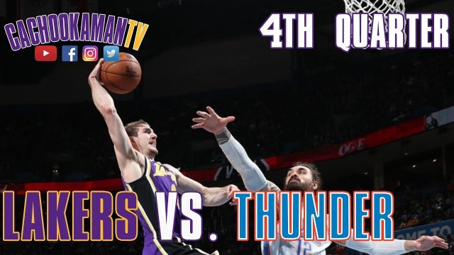 4th Quarter Team Highlights - Lakers vs. Thunder - April 2, 2019