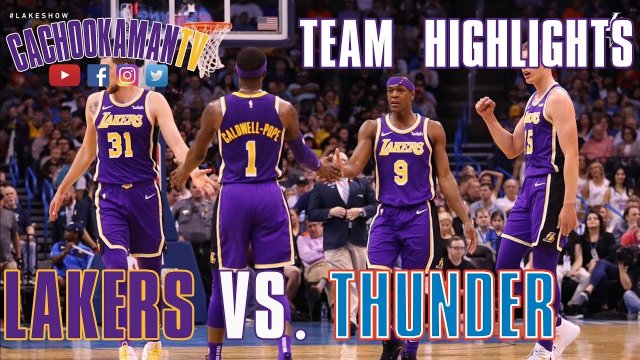 Team Highlights - Lakers vs. Thunder - April 2, 2019