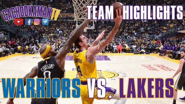 Team Highlights - Warriors vs. Lakers - April 4, 2019