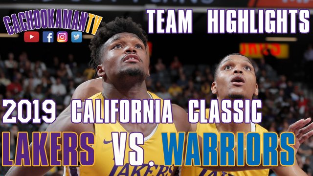 Team Highlights - Lakers vs. Warriors - 2019 California Classic - July 2, 2019