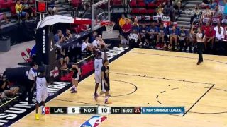 July 13, 2014 - Lakers vs. Pelicans - Jordan Clarkson And 1 Layup