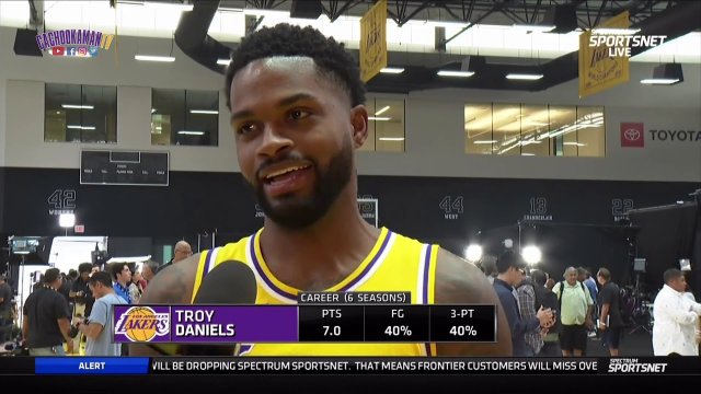 Troy Daniels Interview - 2019 Lakers Media Day - September 27, 2019