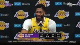 Anthony Davis Press Conference - 2019 Lakers Media Day - September 27, 2019