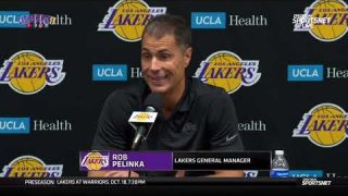 Rob Pelinka And Frank Vogel Press Conference - 2019 Lakers Media Day - September 27, 2019