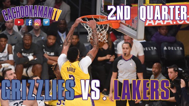 2nd Quarter Team Highlights - Grizzlies vs. Lakers - October 29, 2019