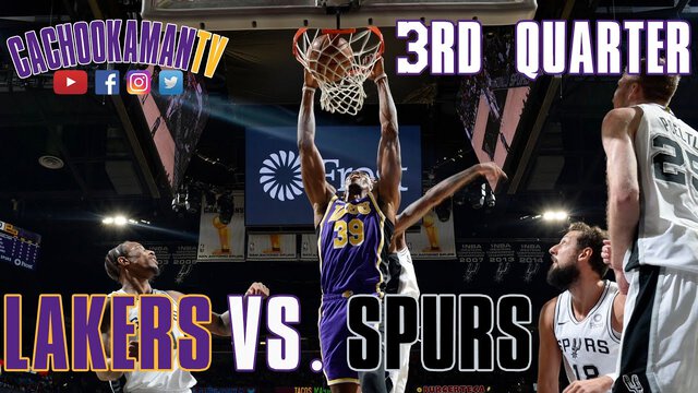 3rd Quarter Team Highlights - Lakers vs. Spurs - November 3, 2019