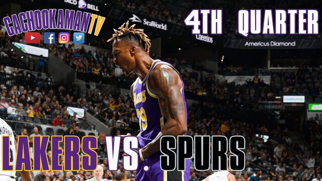 4th Quarter Team Highlights - Lakers vs. Spurs - November 3, 2019