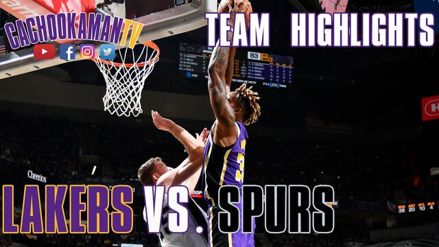 Team Highlights - Lakers vs. Spurs - November 3, 2019