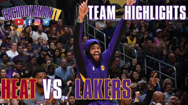 Team Highlights - Heat vs. Lakers - November 8, 2019