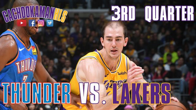 3rd Quarter Team Highlights - Thunder vs. Lakers - November 19, 2019