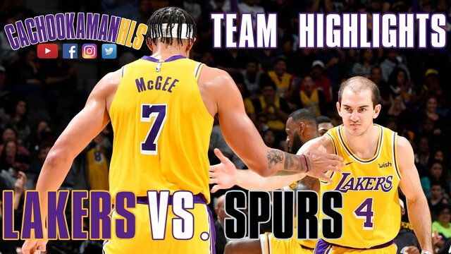 Team Highlights - Lakers vs. Spurs - November 25, 2019