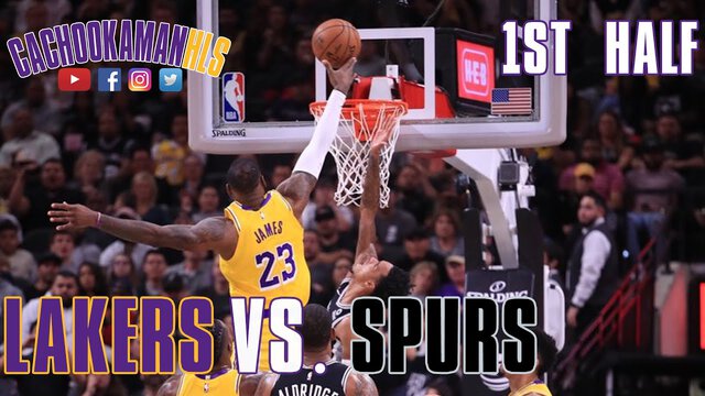 1st Half Team Highlights - Lakers vs. Spurs - November 25, 2019