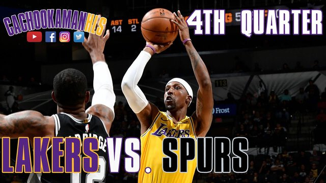 4th Quarter Team Highlights - Lakers vs. Spurs - November 25, 2019