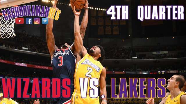 4th Quarter Team Highlights - Wizards vs. Lakers - November 29, 2019