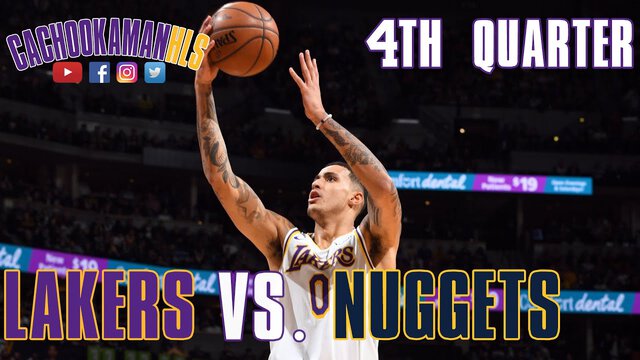 4th Quarter Team Highlights - Lakers vs. Nuggets - December 3, 2019