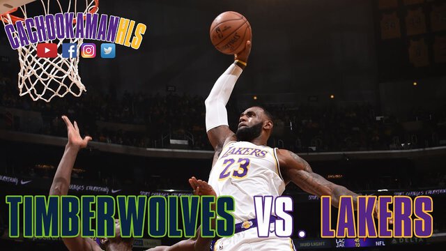 LeBron James Posterizes Gorgui Dieng - Timberwolves vs. Lakers - December 8, 2019