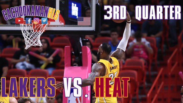 3rd Quarter Team Highlights - Lakers vs. Heat - December 13, 2019