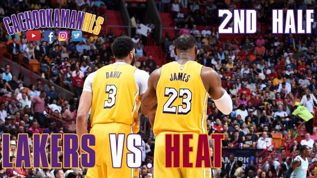 2nd Half Team Highlights - Lakers vs. Heat - December 13, 2019