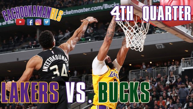 4th Quarter Team Highlights - Lakers vs. Bucks - December 19, 2019