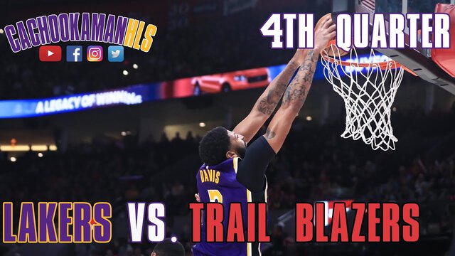 4th Quarter Team Highlights - Lakers vs. Trail Blazers - December 28, 2019