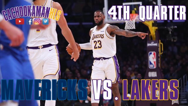 4th Quarter Team Highlights - Mavericks vs. Lakers - December 29, 2019