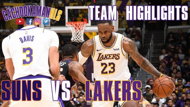 Team Highlights - Suns vs. Lakers - January 1, 2020